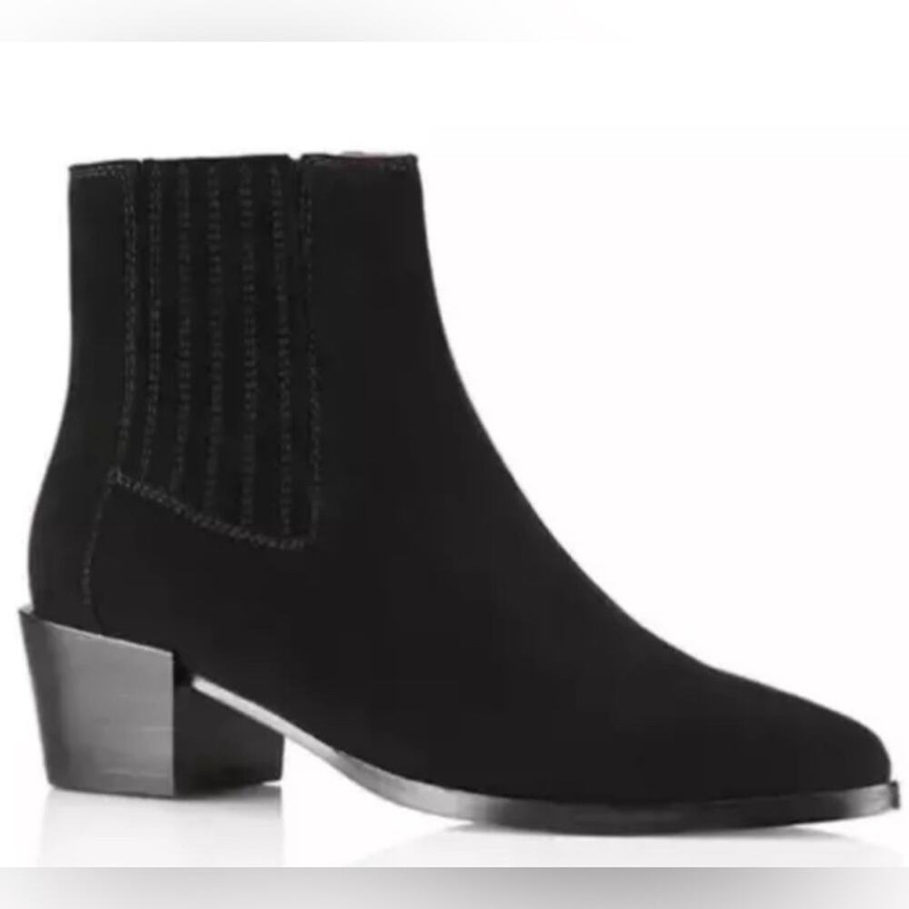 rag & bone ICON Rover Black Suede Bootie